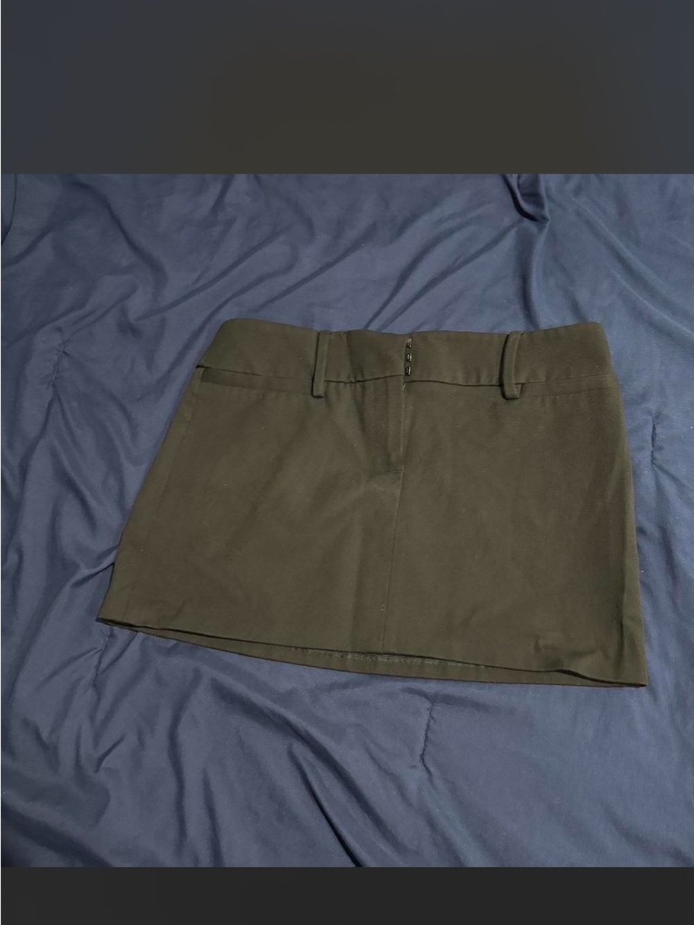 Zara Black Mini Skirt with Waistband Detail